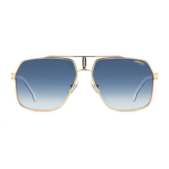 NEW CARRERA SUNGLASSES, GOLD/BLUE UNISEX CARRERA 1055/S J5G08 - Picture 1 of 4